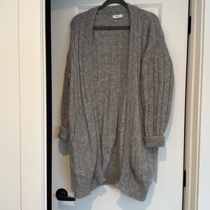 Envii oversized long cardigan 30% wool